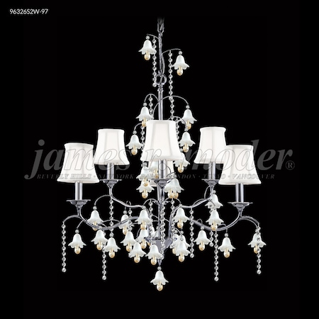 James R Moder Murano Collection 6 Arm Chandelier 96326AG0MW-97